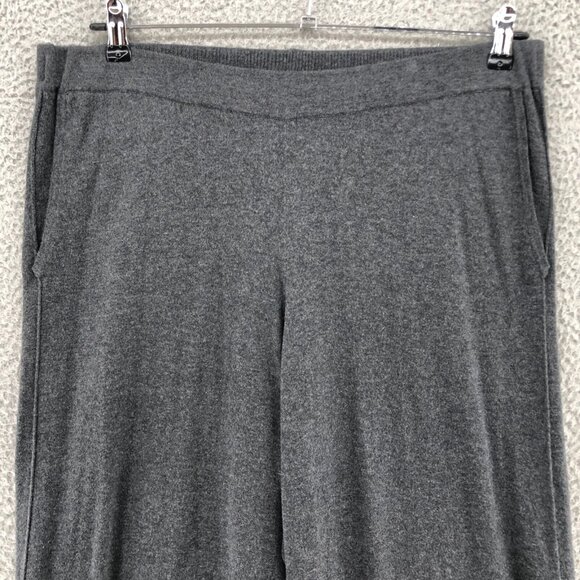 J Jill Pants Womens Large Gray Pure Jill Pull On Pocket Stretch Tapered Sweater - Picture 2 of 13